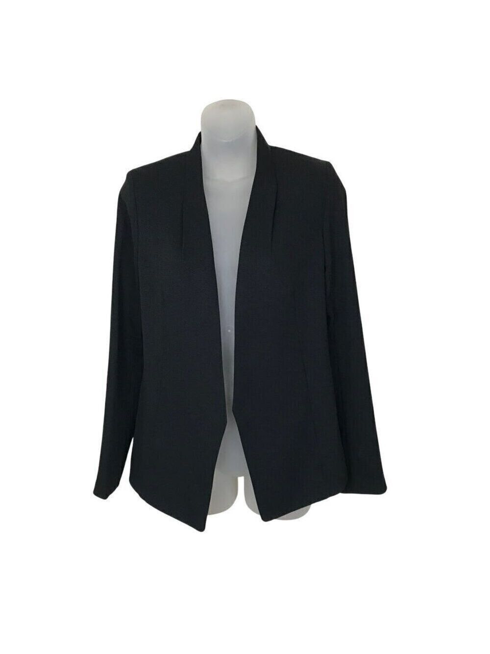 Aritzia Babaton Keith Open Front Black Blazer Size 4